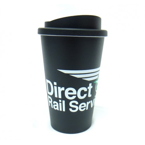 Black thermal DRS mug